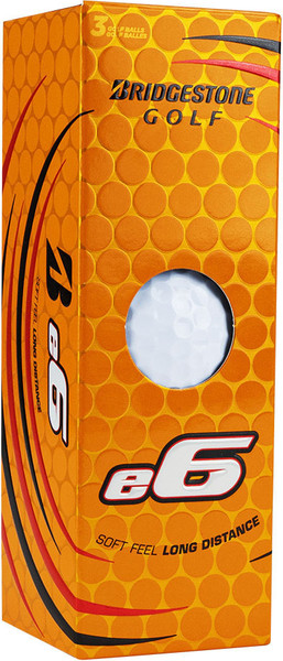 Изображение товара Набор мячей для гольфа BRIDGESTONE e6 / BGB3EWX (3шт, белый)