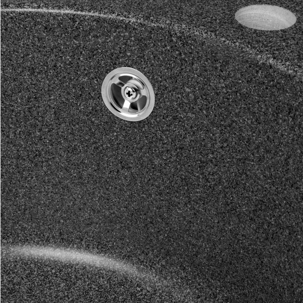 Изображение товара Мойка кухонная Saniteco Linea (графит с сифоном)