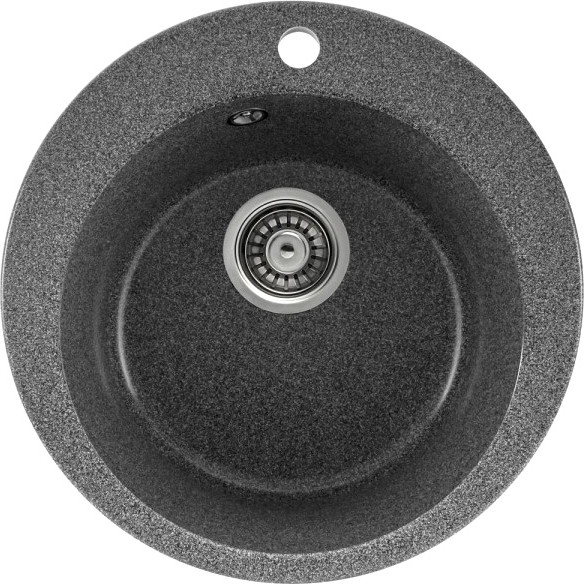 Изображение товара Мойка кухонная Saniteco Linea (графит с сифоном)