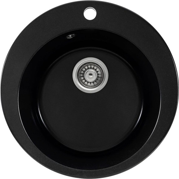 Изображение товара Мойка кухонная Saniteco Linea (оникс с сифоном)