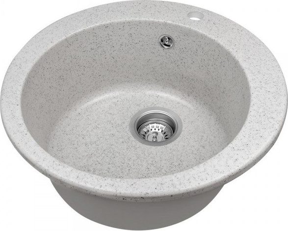 Изображение товара Мойка кухонная Saniteco Linea (серый с сифоном)