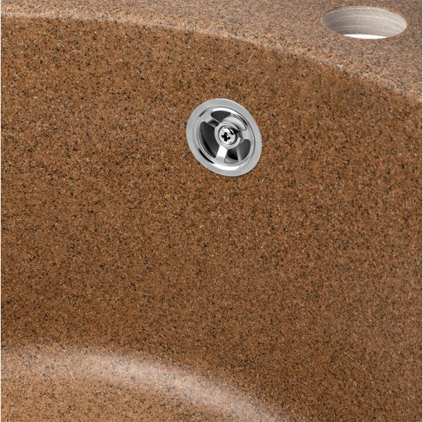 Изображение товара Мойка кухонная Saniteco Linea (терракот с сифоном)