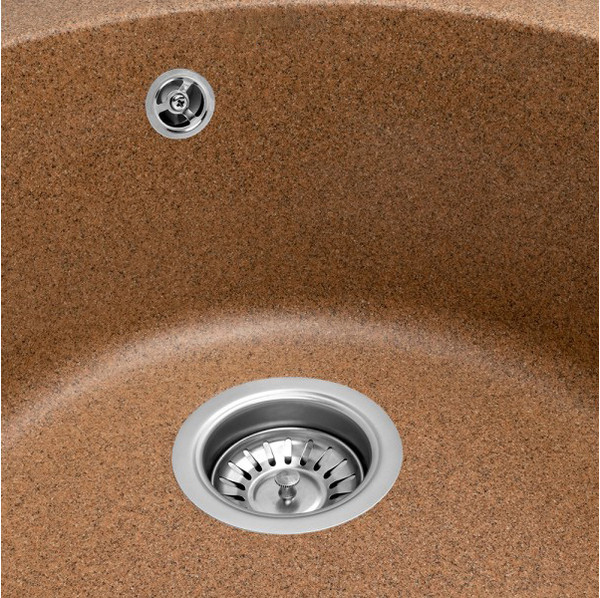 Изображение товара Мойка кухонная Saniteco Linea (терракот с сифоном)