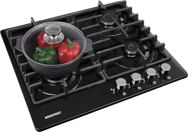 Изображение товара Газовая варочная панель Nordfrost HS 6041 B