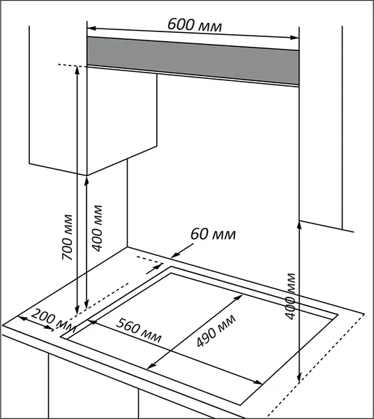 Изображение товара Газовая варочная панель Nordfrost HS 6041 B