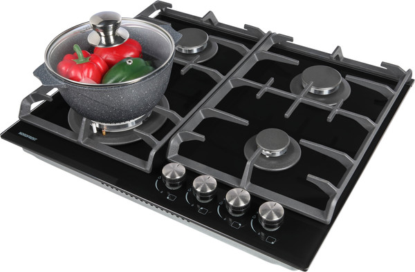 Изображение товара Газовая варочная панель Nordfrost HM 6044 B