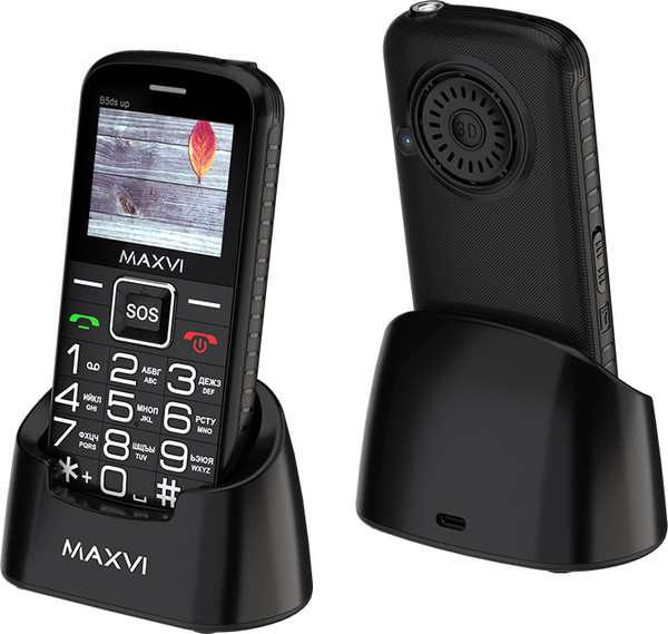 Изображение товара Мобильный телефон Maxvi B5ds up (черный)