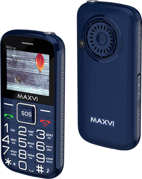 Изображение товара Мобильный телефон Maxvi B5ds up (синий)
