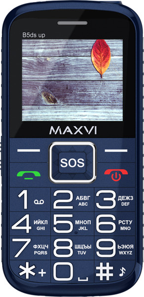 Изображение товара Мобильный телефон Maxvi B5ds up (синий)