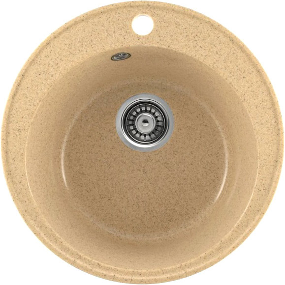 Изображение товара Мойка кухонная Saniteco Nova (песок с сифоном)
