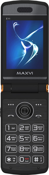 Изображение товара Мобильный телефон Maxvi E11 (черный/золото)