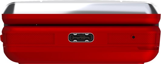 Изображение товара Мобильный телефон Maxvi E11 (красный/серебристый)