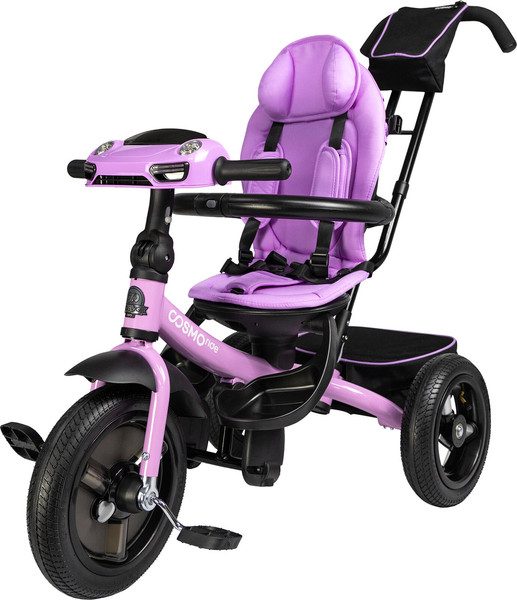 Изображение товара Трехколесный велосипед с ручкой CosmoRide LX-01PU (сиреневый)