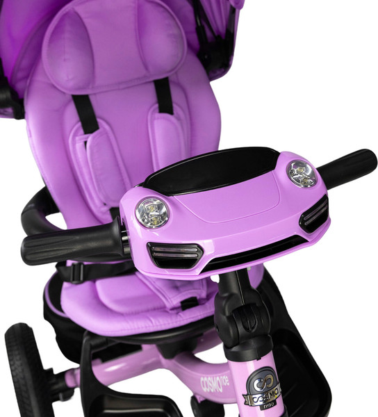 Изображение товара Трехколесный велосипед с ручкой CosmoRide LX-01PU (сиреневый)