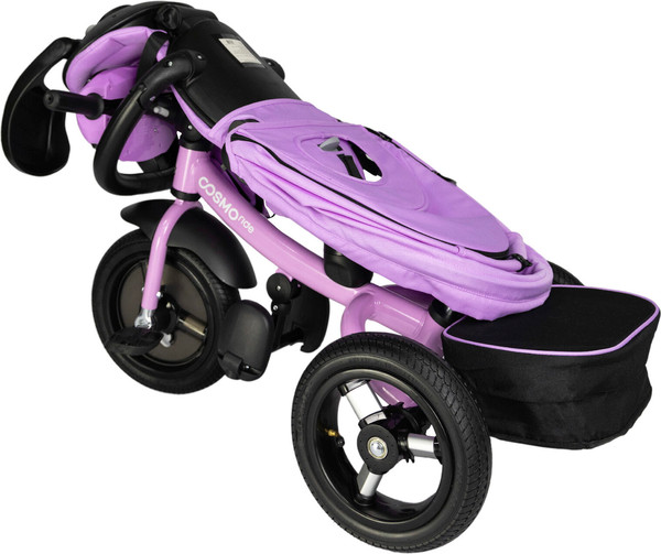 Изображение товара Трехколесный велосипед с ручкой CosmoRide LX-01PU (сиреневый)