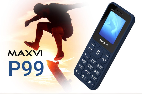 Изображение товара Мобильный телефон Maxvi P99 (черный)