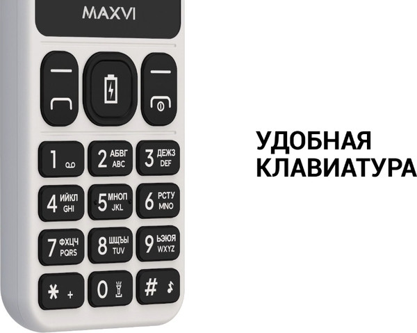 Изображение товара Мобильный телефон Maxvi P99 (белый)