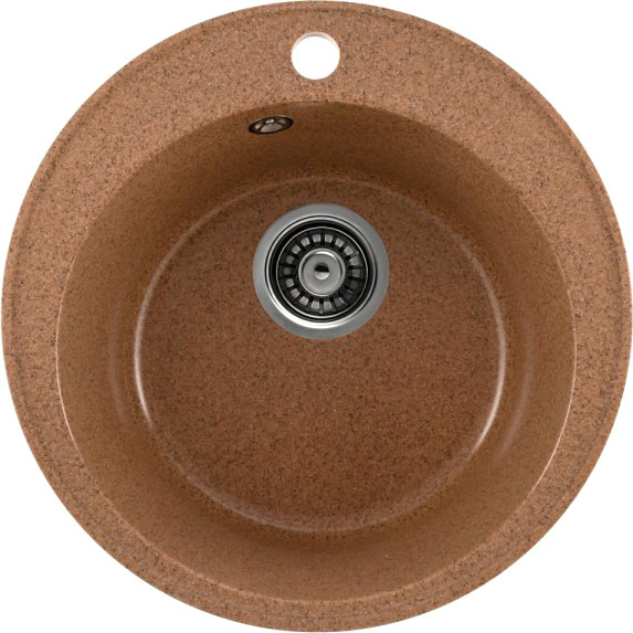 Изображение товара Мойка кухонная Saniteco Nova (терракот с сифоном)