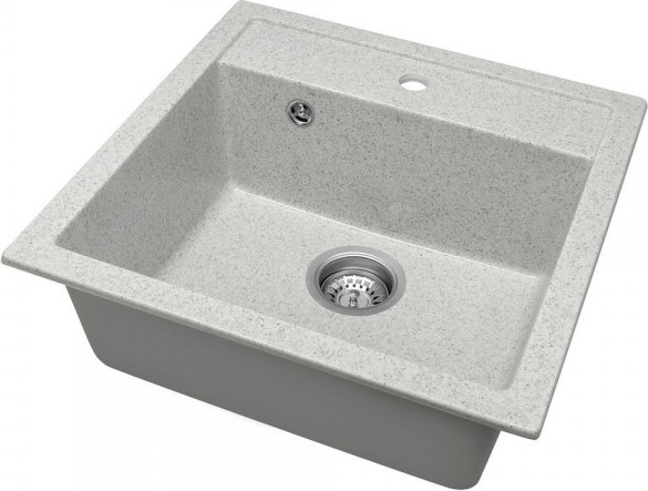Изображение товара Мойка кухонная Saniteco Terra (серый с сифоном)