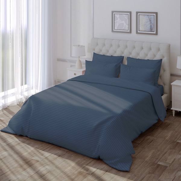 Изображение товара Пододеяльник Verossa Stripe Sapphire VRT 180/215М 70308 ST13 01