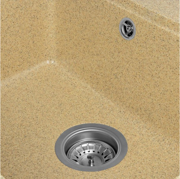 Изображение товара Мойка кухонная Saniteco Mare (песок с сифоном)