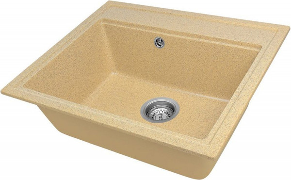 Изображение товара Мойка кухонная Saniteco Mare (песок с сифоном)