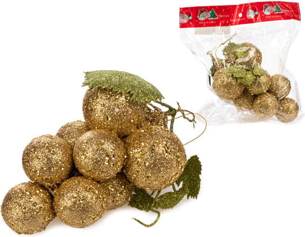 Изображение товара Елочная игрушка Ausini JQ-3626/G (золото)