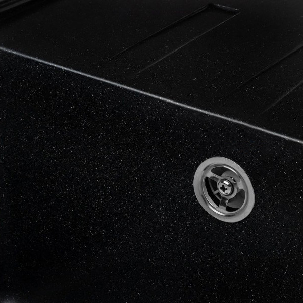 Изображение товара Мойка кухонная Saniteco Rosa (оникс с сифоном)