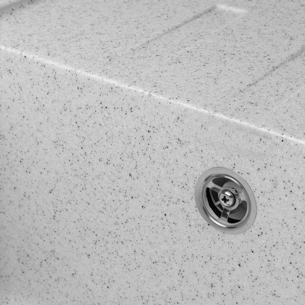 Изображение товара Мойка кухонная Saniteco Rosa (серый с сифоном)