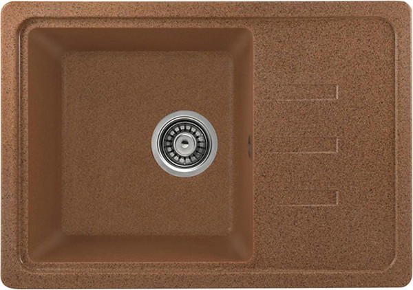 Изображение товара Мойка кухонная Saniteco Rosa (терракот с сифоном)
