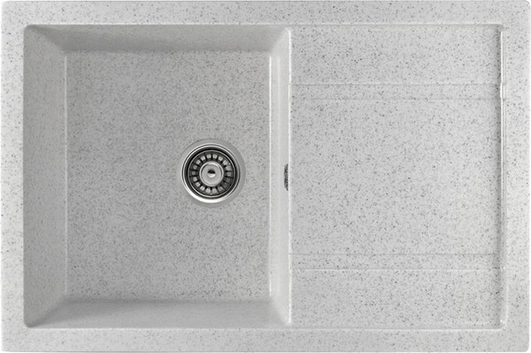 Изображение товара Мойка кухонная Saniteco Fama (серый с сифоном)