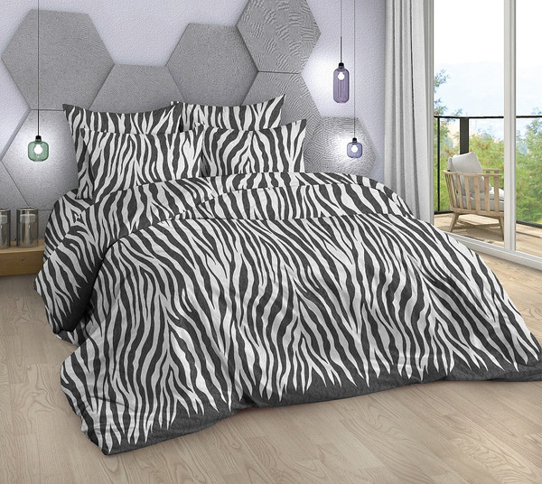 Изображение товара Комплект постельного белья Milanika Саванна Семейный (поплин)