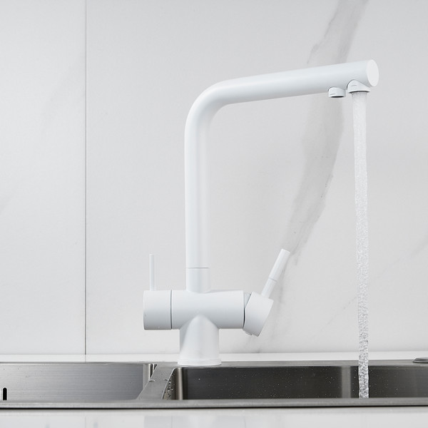 Изображение товара Смеситель Shevanik S468C (белый)