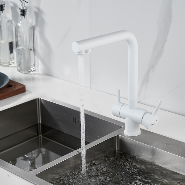 Изображение товара Смеситель Shevanik S468C (белый)