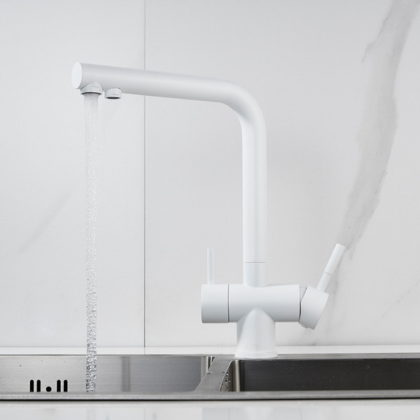 Изображение товара Смеситель Shevanik S468C (белый)