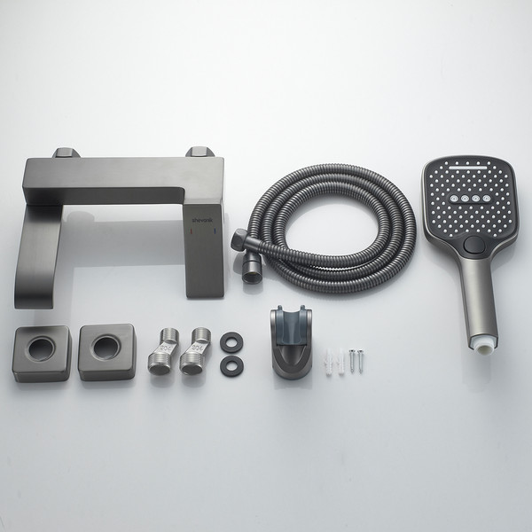 Изображение товара Смеситель Shevanik S4002T (оружейная сталь)