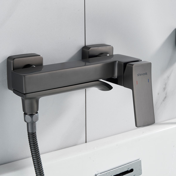 Изображение товара Смеситель Shevanik S4002T (оружейная сталь)