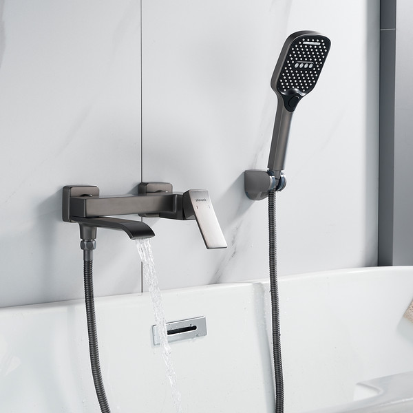 Изображение товара Смеситель Shevanik S4002T (оружейная сталь)