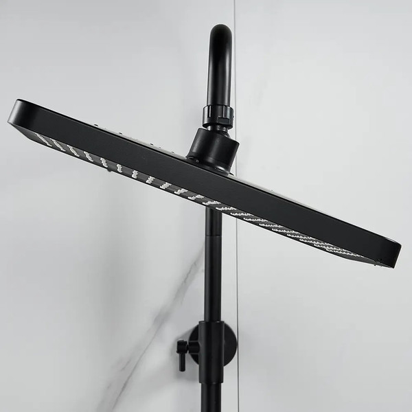 Изображение товара Душевая система со смесителем Shevanik S9936H (черный)