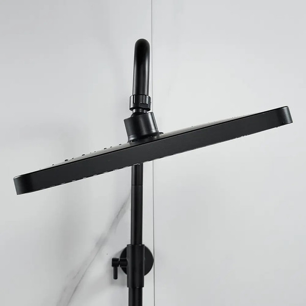 Изображение товара Душевая система со смесителем Shevanik S9936H (черный)