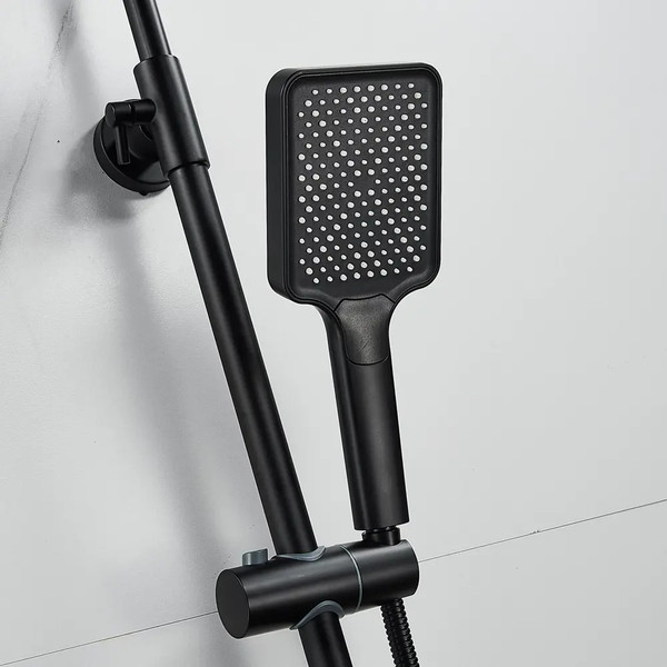 Изображение товара Душевая система со смесителем Shevanik S9936H (черный)
