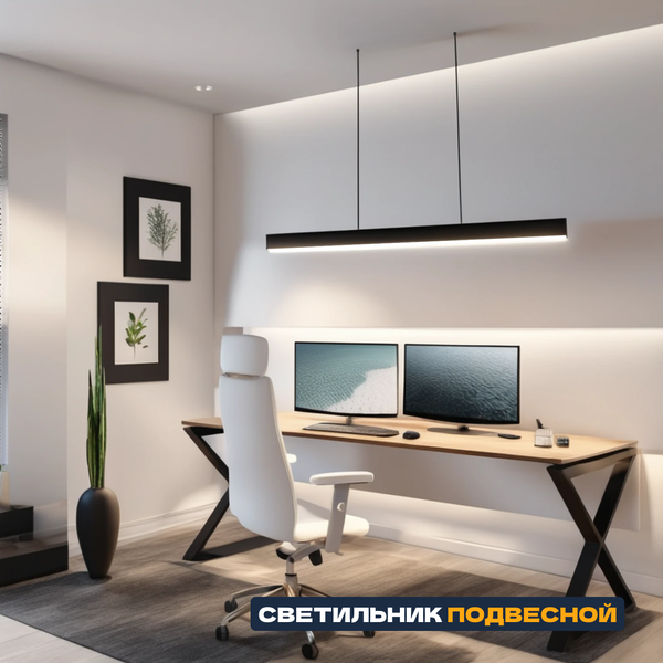 Изображение товара Потолочный светильник Lightera PL-Liner-5070-740-B4A / PLL7A3B4A (черный)