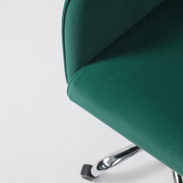 Изображение товара Кресло офисное AksHome Bella XL Chrome (Kiton 709 Jungle, велюр/зеленый)