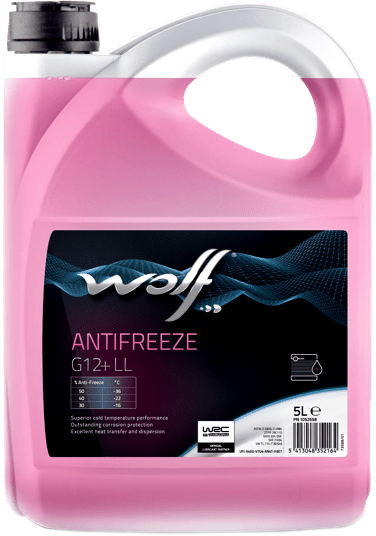 Изображение товара Антифриз WOLF G12+ LL Концентрат / 50051/5 (5л, лиловый)