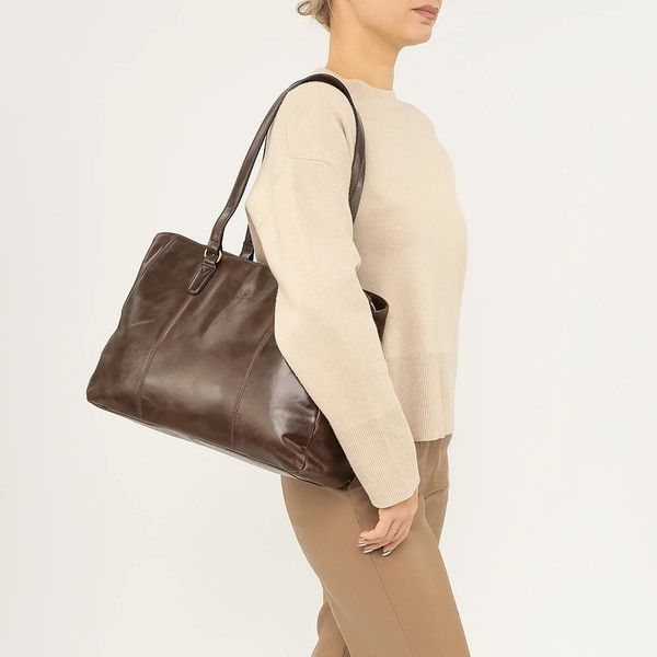 Изображение товара Сумка Francesco Molinary 513-12538-1-001DBW (темно-коричневый)