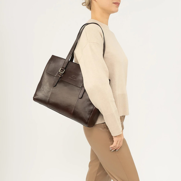 Изображение товара Сумка Francesco Molinary 513-16456-019-DBW (темно-коричневый)