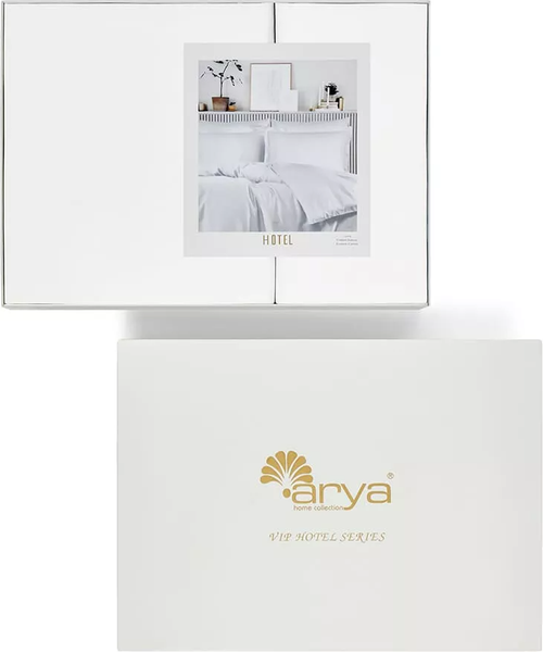 Изображение товара Комплект постельного белья Arya Vip Сатин 1.5сп / 8680943244307 (белый)