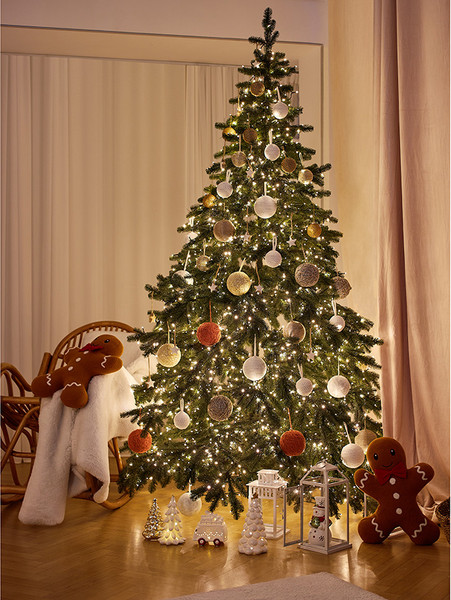 Изображение товара Набор елочных игрушек Tkano New Year Essential Marble stars / TK24-NY_DEC0022 (4шт)