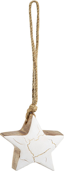 Изображение товара Набор елочных игрушек Tkano New Year Essential Marble stars / TK24-NY_DEC0022 (4шт)