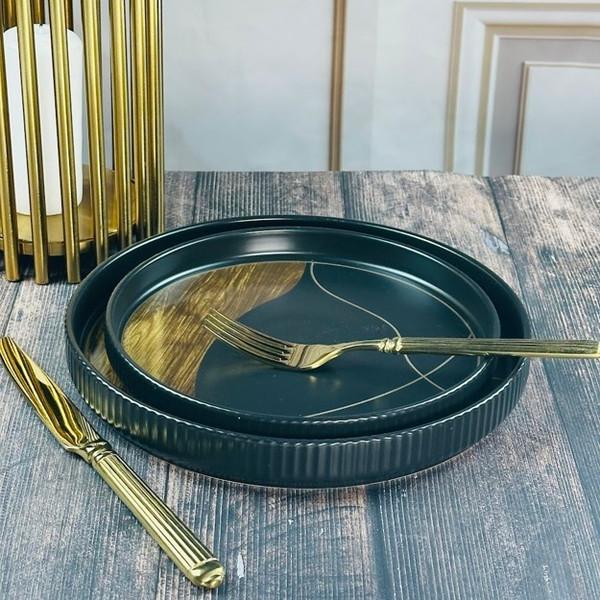 Изображение товара Тарелка столовая обеденная Lenardi Wood 133-387